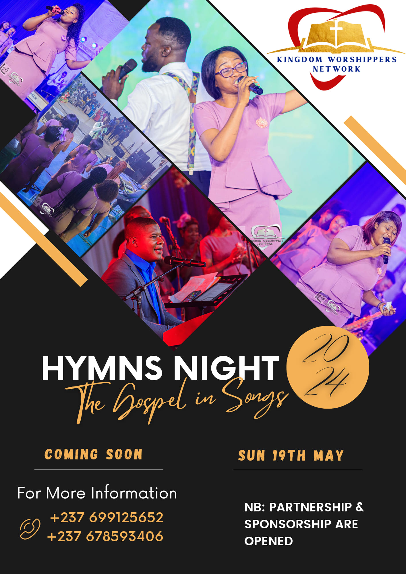 Hymns Night - The Gospel in songs coming soon