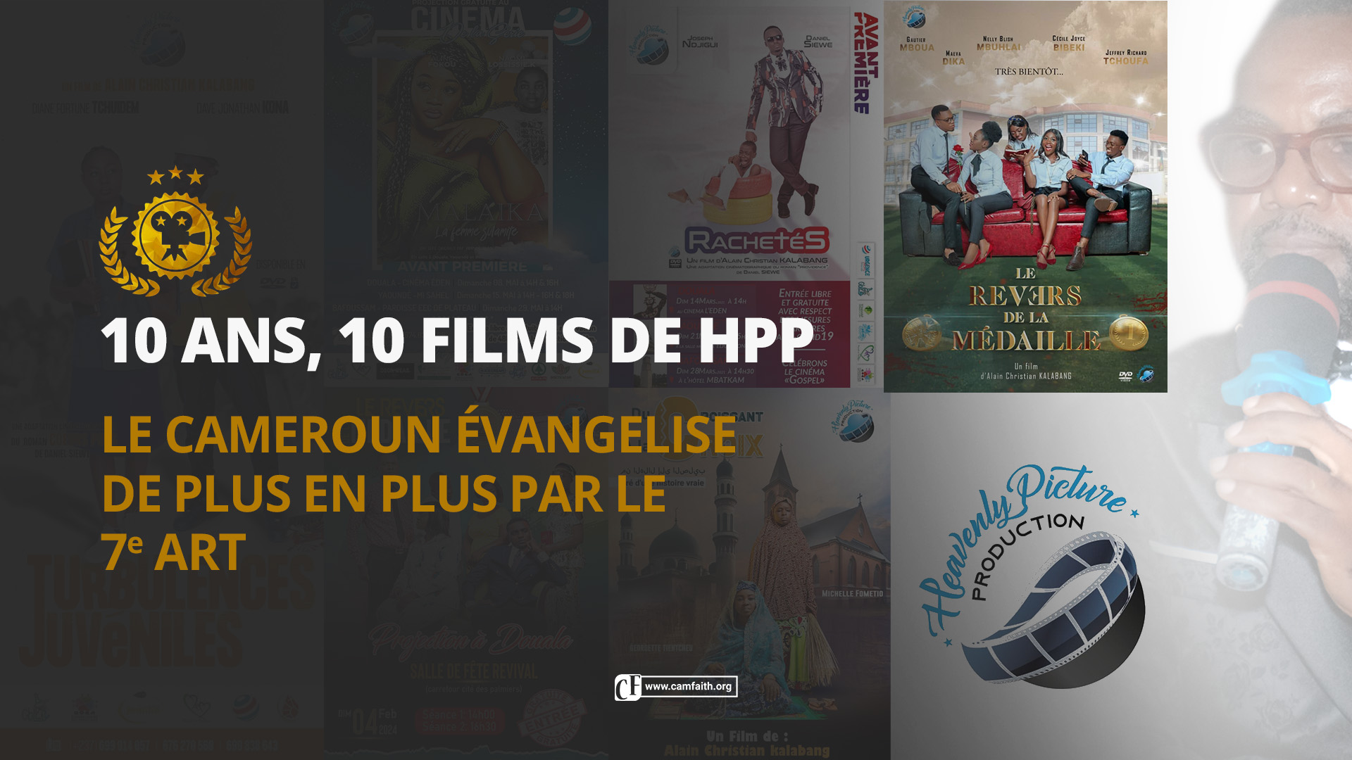 Le 7e art parle évangile avec 10 films pour Heavenly Pictures