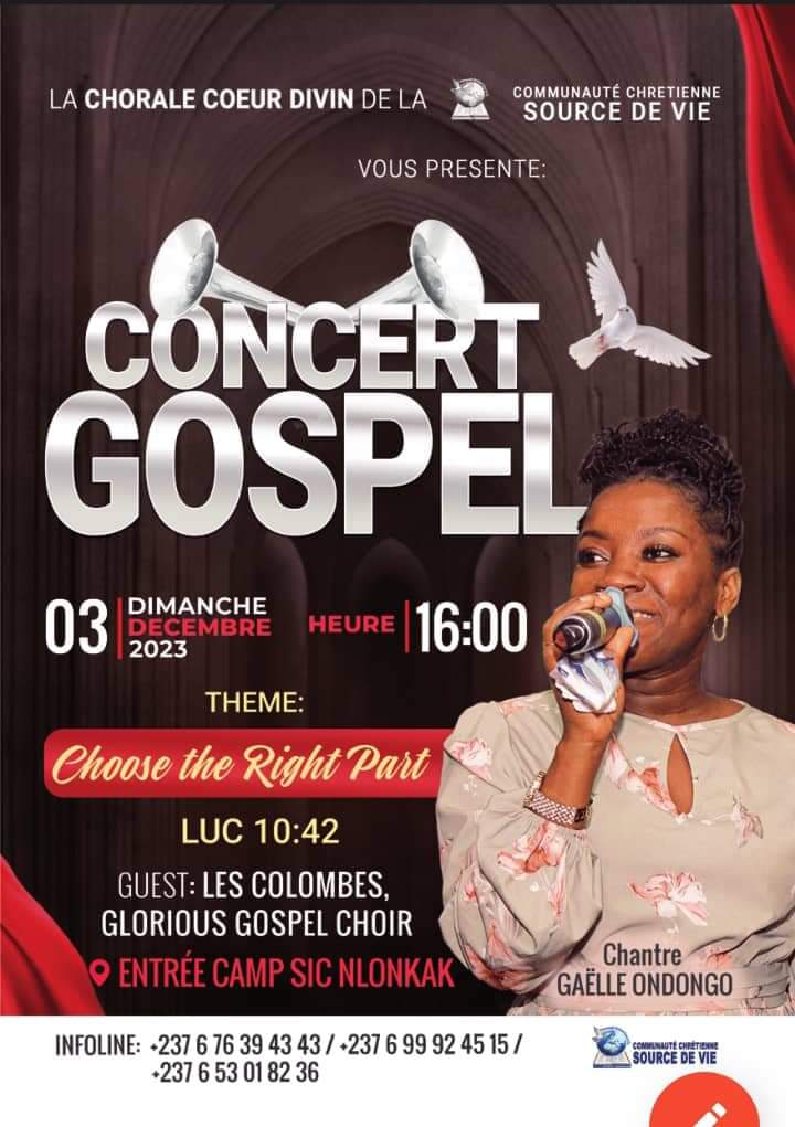 Concert Gospel avec Gaelle Ondogo