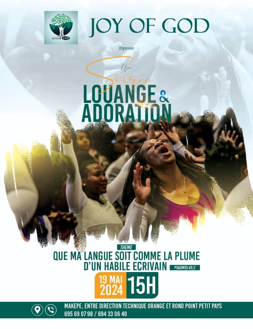 Soirée de louange & adoration avec Joy of God