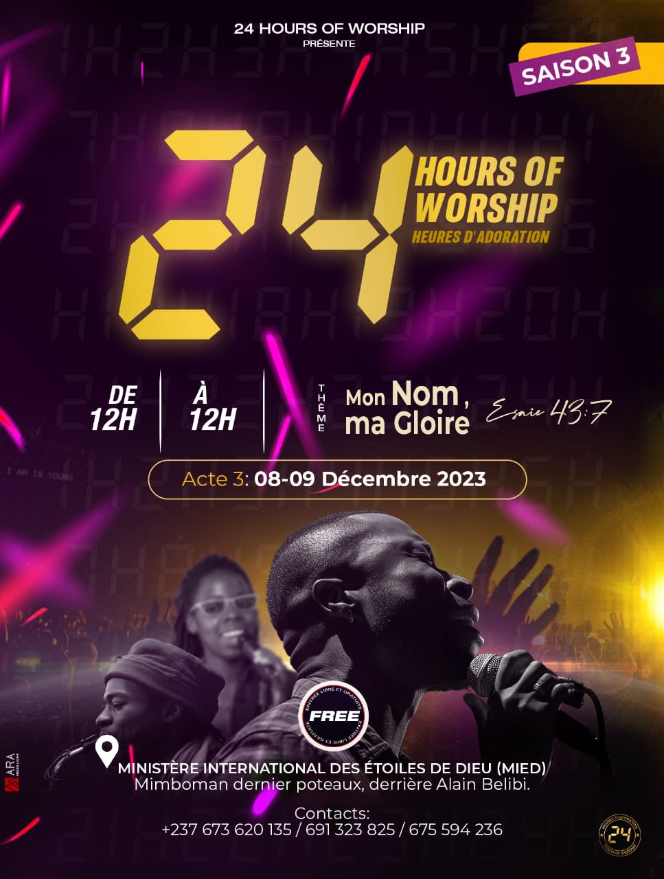 24 Hours of Worship : mon nom ma gloire