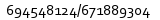  694548124/671889304