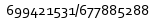  699421531/677885288