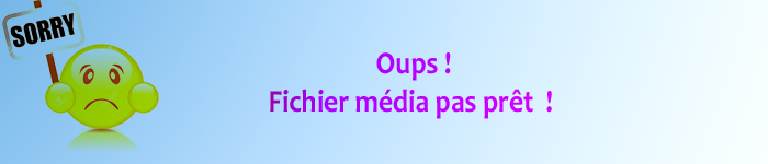 fichier média pas disponible