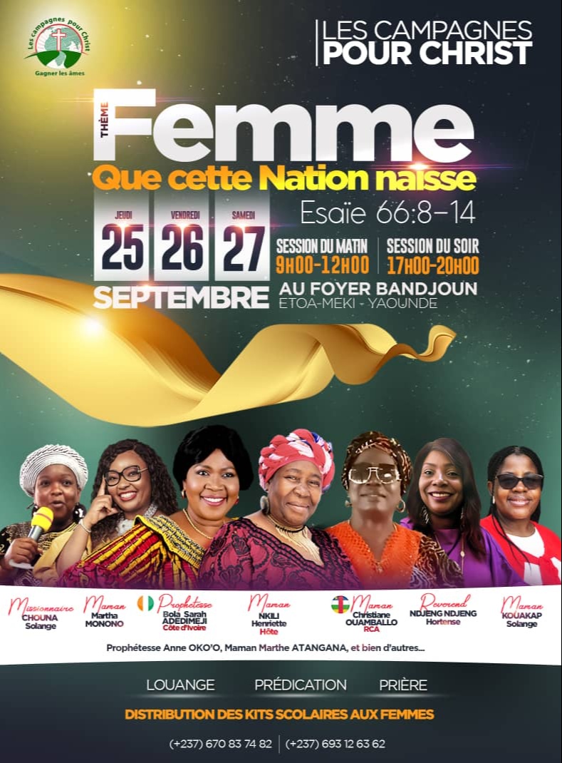 LES CAMPAGNES POUR CHRIST - Femme, Que cette Nation naisse