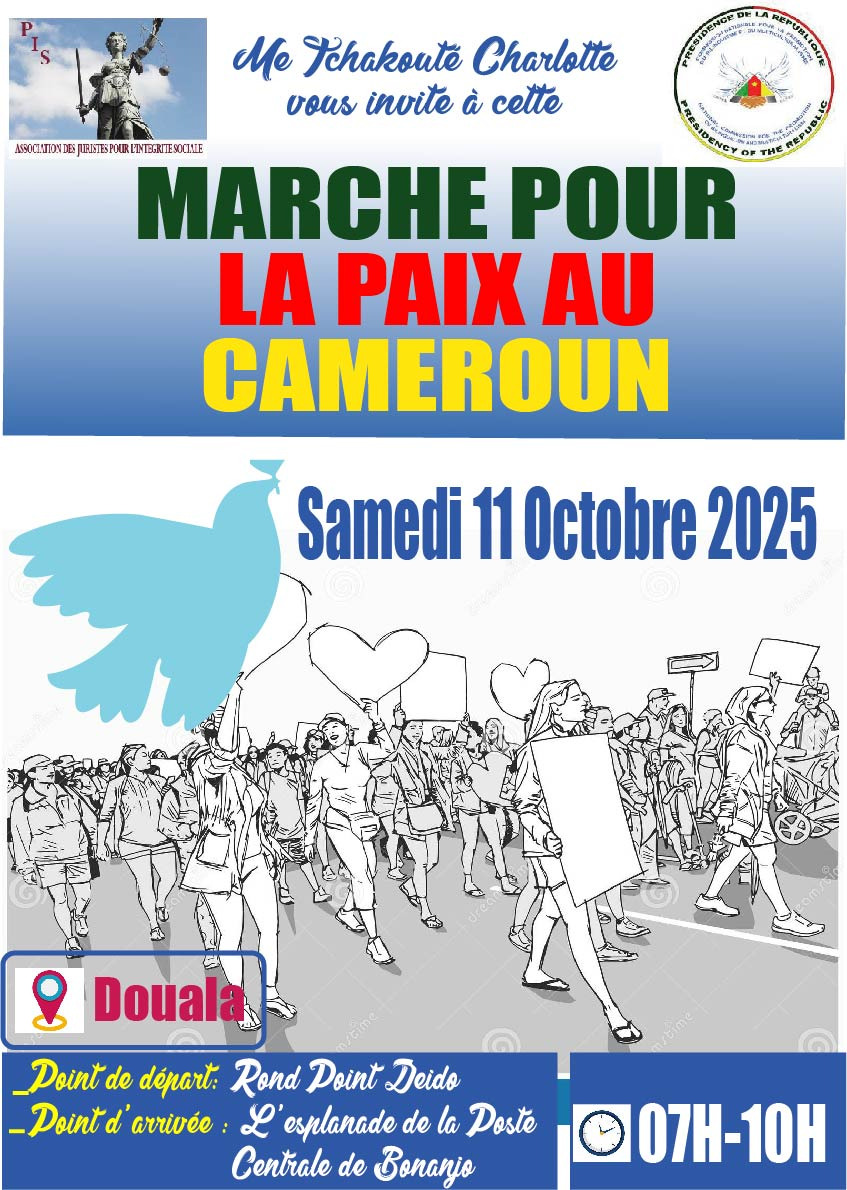 MARCHE POUR LA PAIX – CAMEROUN ENSEMBLE