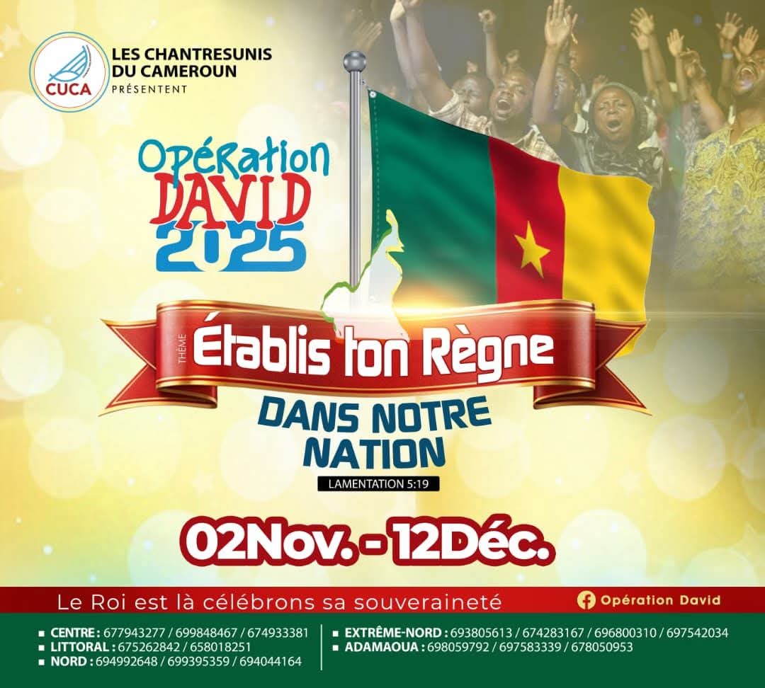 OPÉRATION DAVID 2025 – CÉLÉBRONS LA SOUVERAINETÉ DU ROI