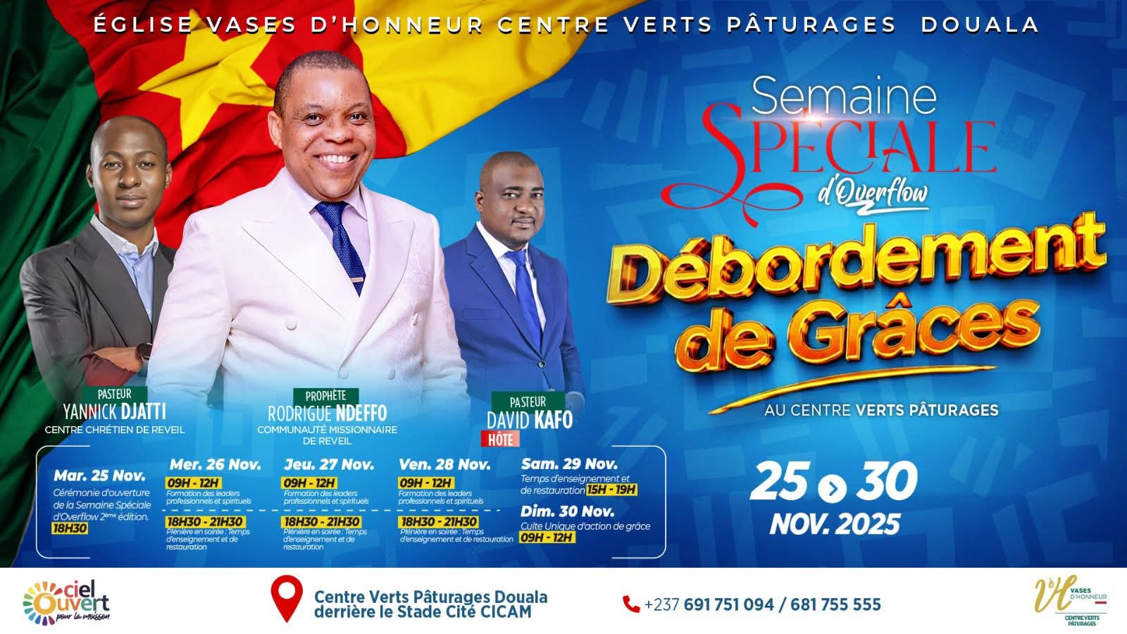 SPECIAL OVERFLOW WEEK – OVERFLOW OF GRACES