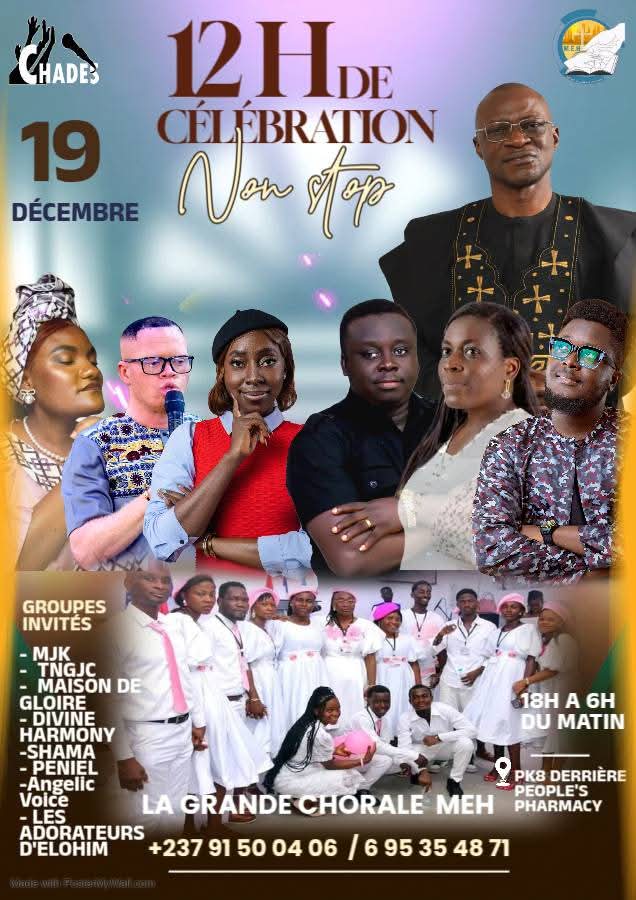 La Grande Chorale MEH célèbre ses 12 heures de louange non-stop