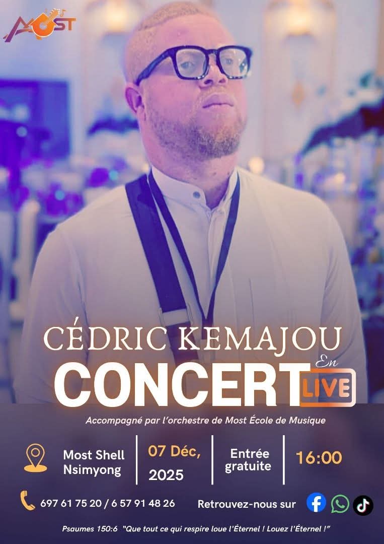 🎶 Cédric Kemajou en Concert Live !
