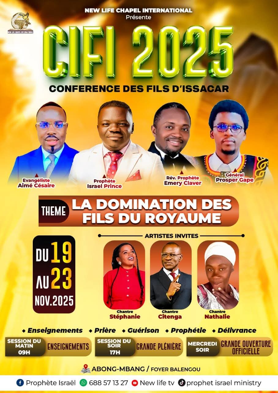 CIFI 2025 : Une conférence spirituelle d'envergure à Abong-Mbang