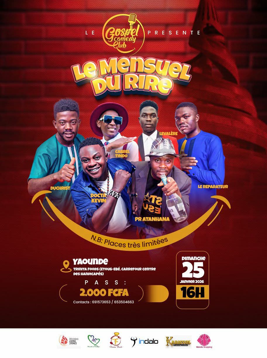 Le Mensuel du Rire: Yaoundé is about to explode with laughter!