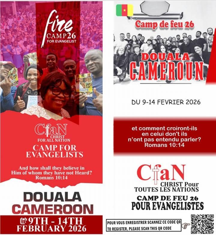 Camp de Feu 26 pour Évangélistes à Douala, Cameroun
