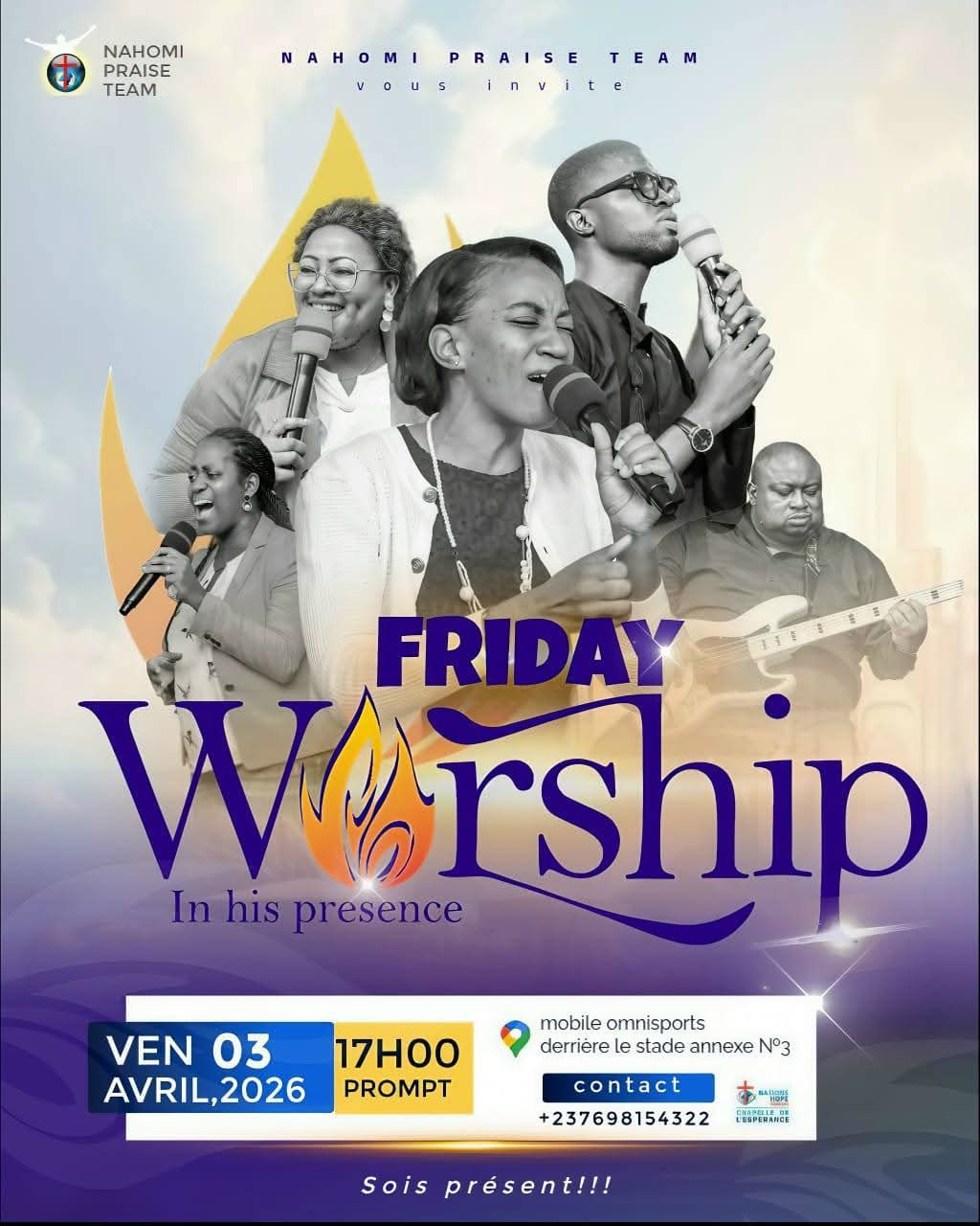 Le feu descend vendredi 03 Avril Avec Friday worship