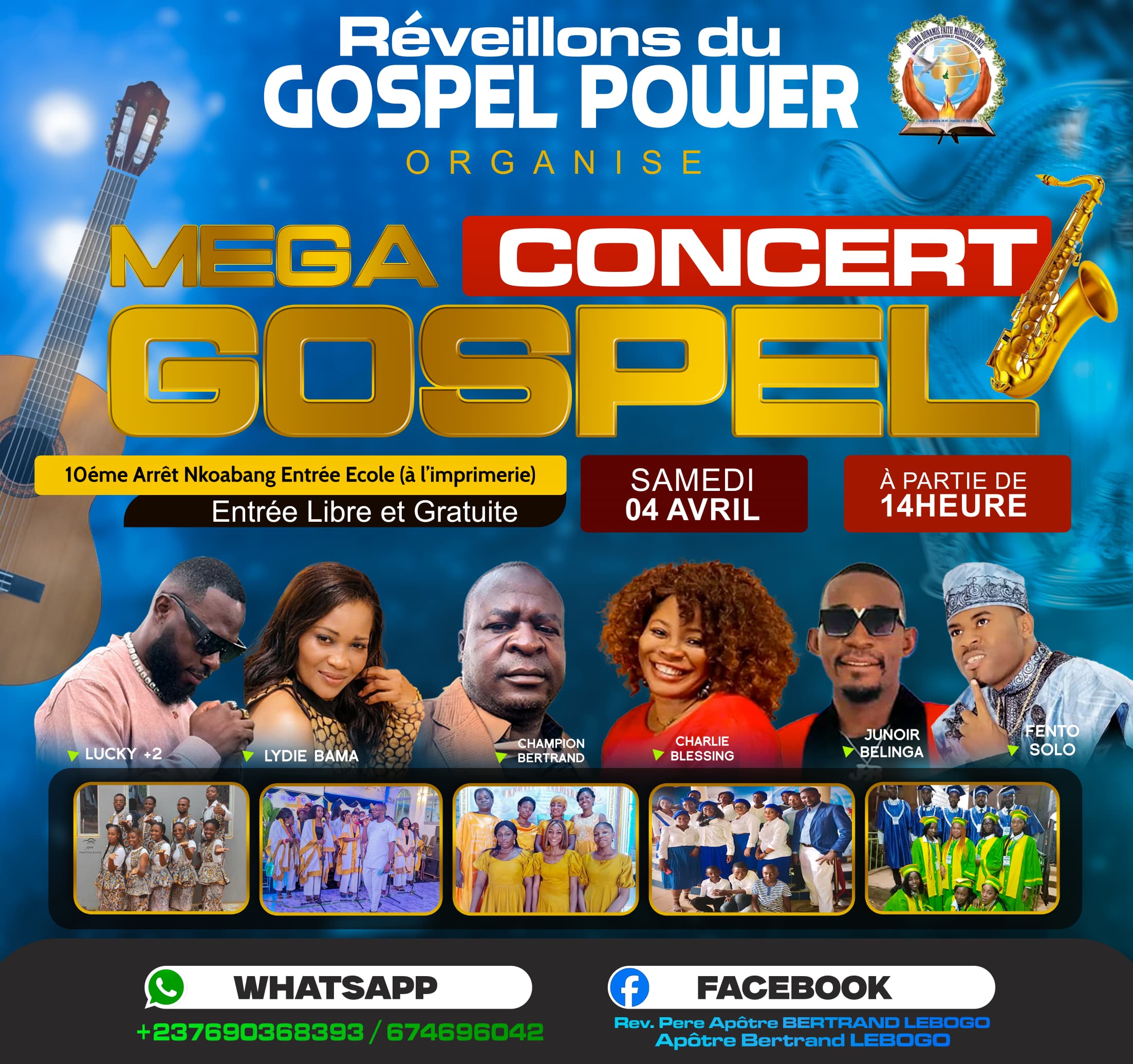 Brève Méga Concert Gospel