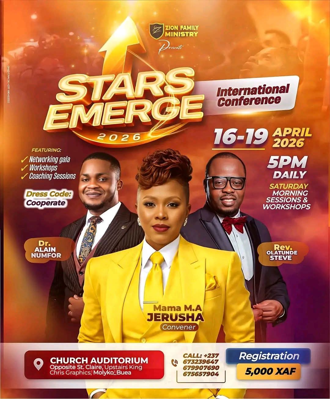 STARS EMERGE 2026  Conférence Internationale BUEA 2026
