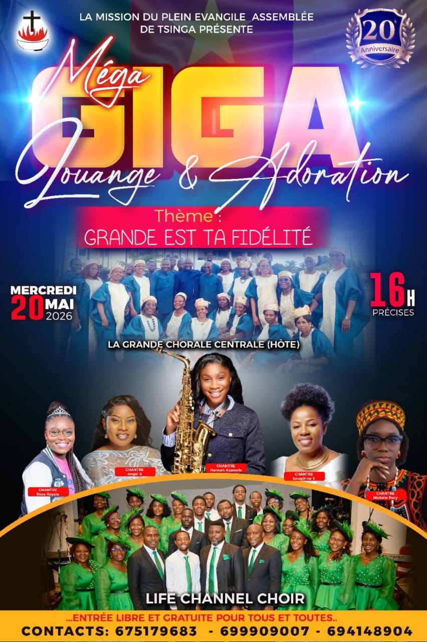 MÉGA GIGA LOUANGE & ADORATION — 20ᵉ ANNIVERSAIRE !