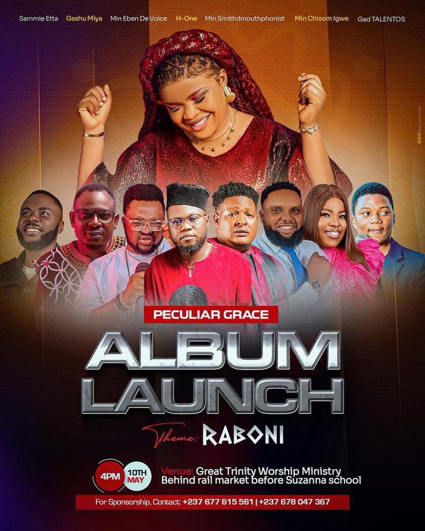 Douala vibrates to the rhythm of “Raboni”, the new album by Peculiar Grace