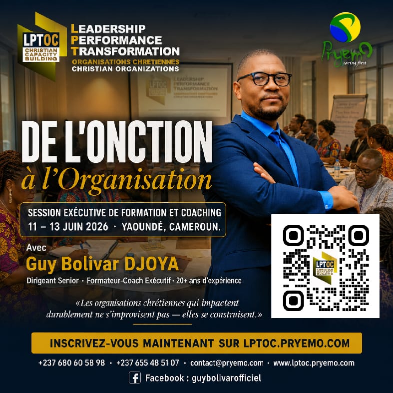 LPTOC ARRIVES IN YAOUNDÉ From Anointing to Organization from June 11 to 13, 2026 · Yaoundé, Cameroon