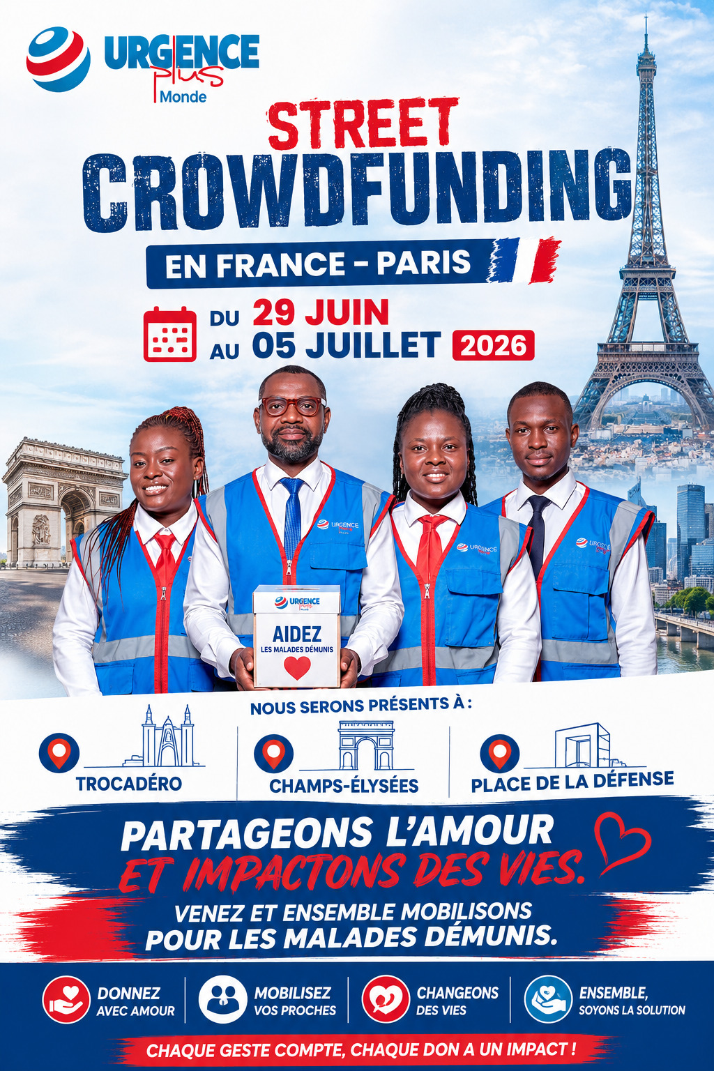 Urgence Plus Monde arrives in Paris for a week of solidarity