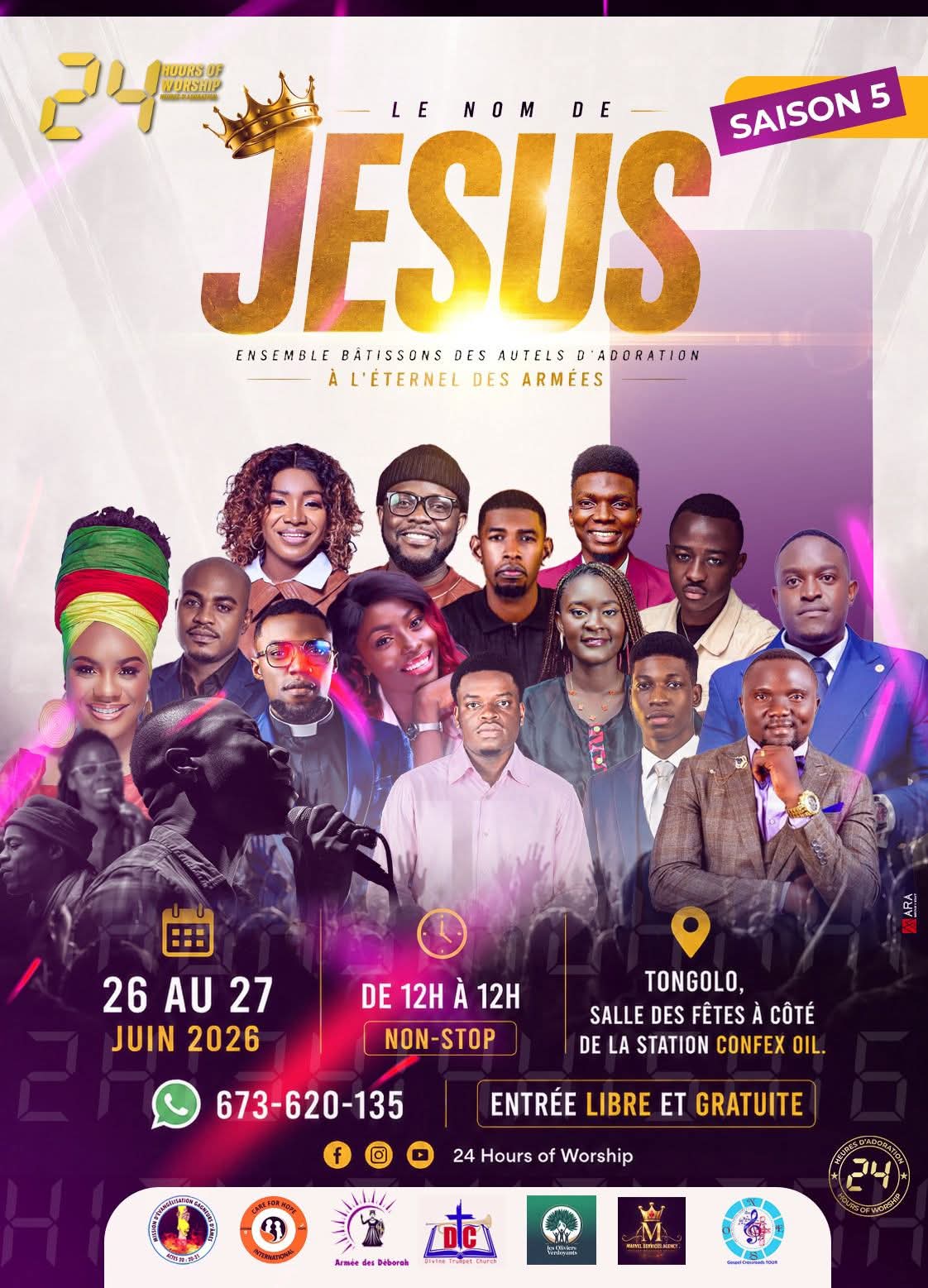 24 HOURS OF WORSHIP – SAISON 5 : « LE NOM DE JÉSUS »