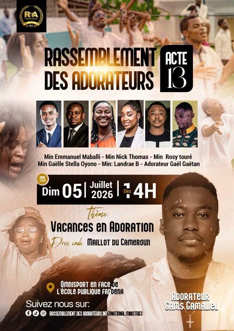 RASSEMBLEMENT DES ADORATEURS – ACTE 13 : « VACANCES EN ADORATION »
