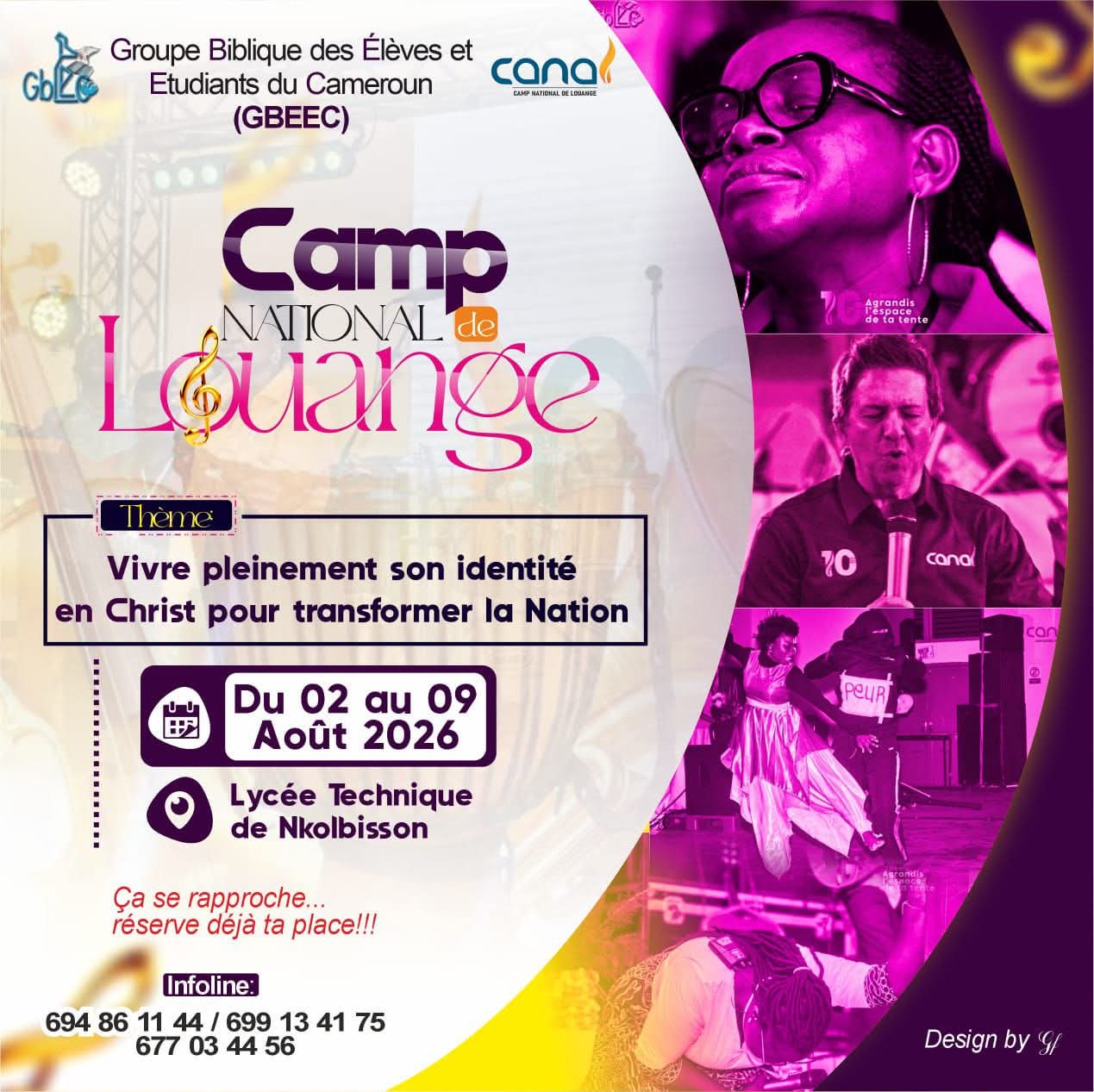 Camp National de Louange 2026 : le GBEEC invite les jeunes à vivre leur identité en Christ