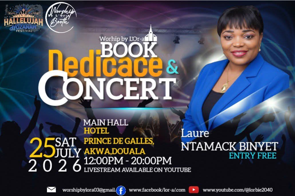 « DÉDICACE & CONCERT » : LAURE NTAMACK BINYET DONNE RENDEZ-VOUS À AKWA LE 25 JUILLET