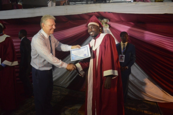 CONFERENCE ET REMISE DES DIPLOMES DE L'IBIVC AVEC LE DR HOUTSMA