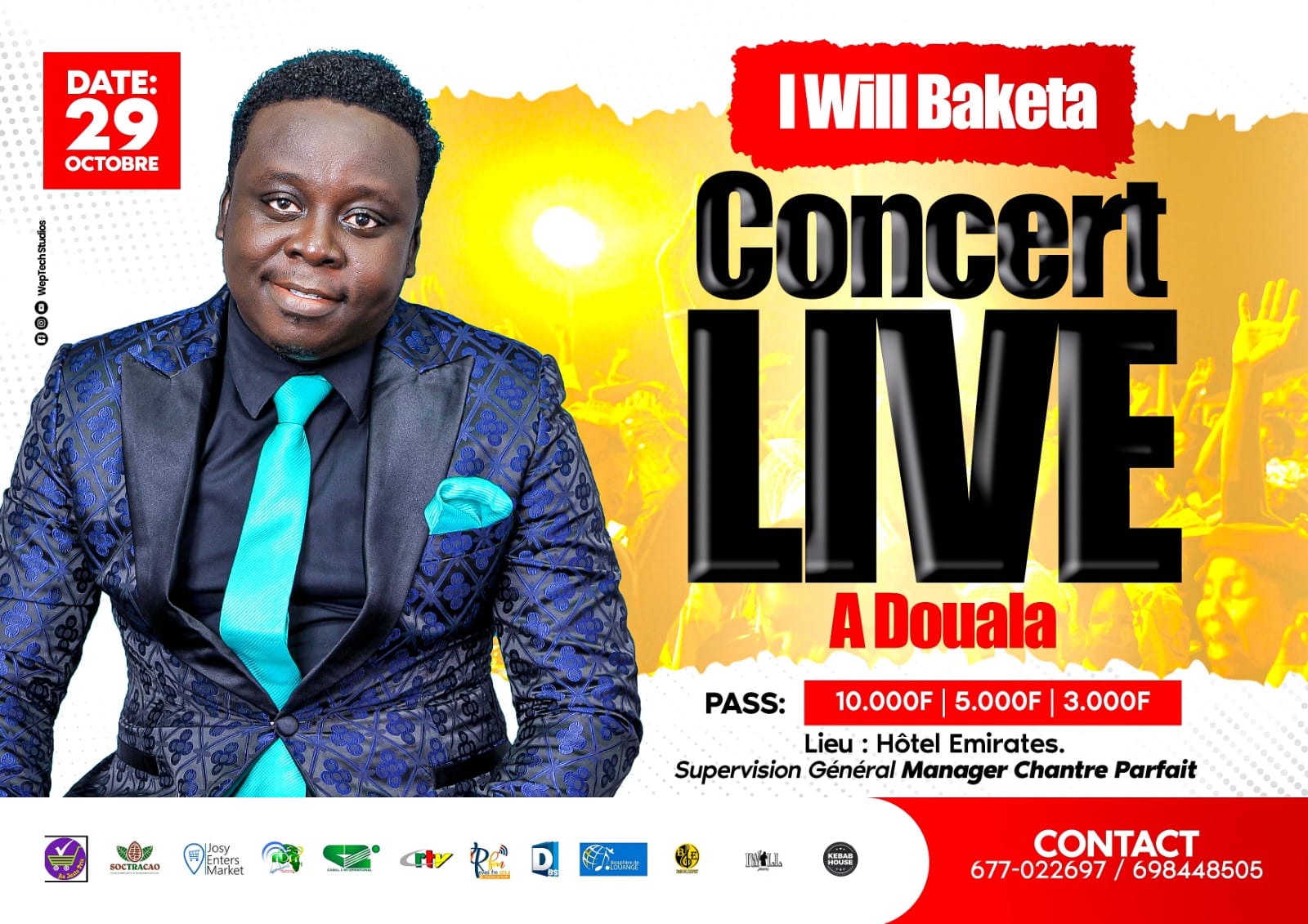 Iwill Baketa en concert live