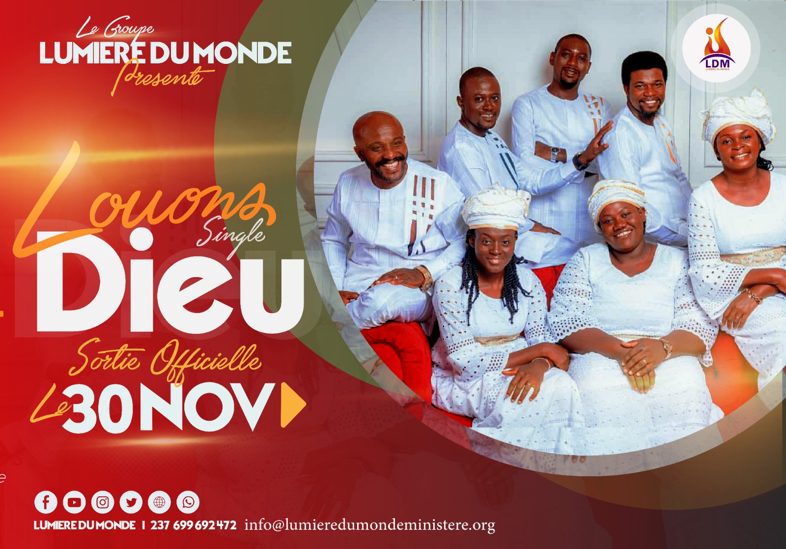 New single from the group Lumière du Monde: only a few days left