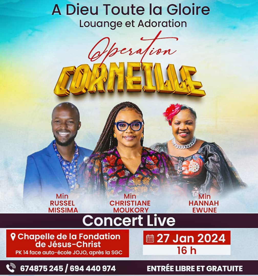 Evening of worship and praise Operation Corneille