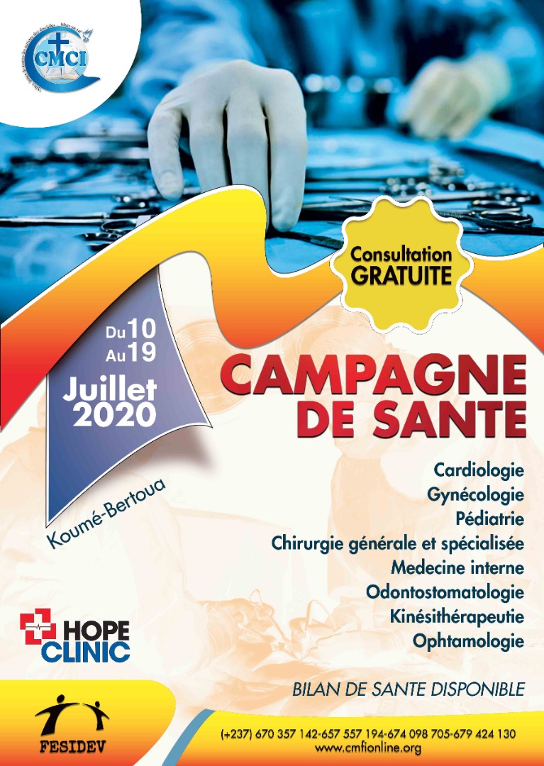 Grande Campagne de Santé Gratuit &agrave; Koume Bertoua