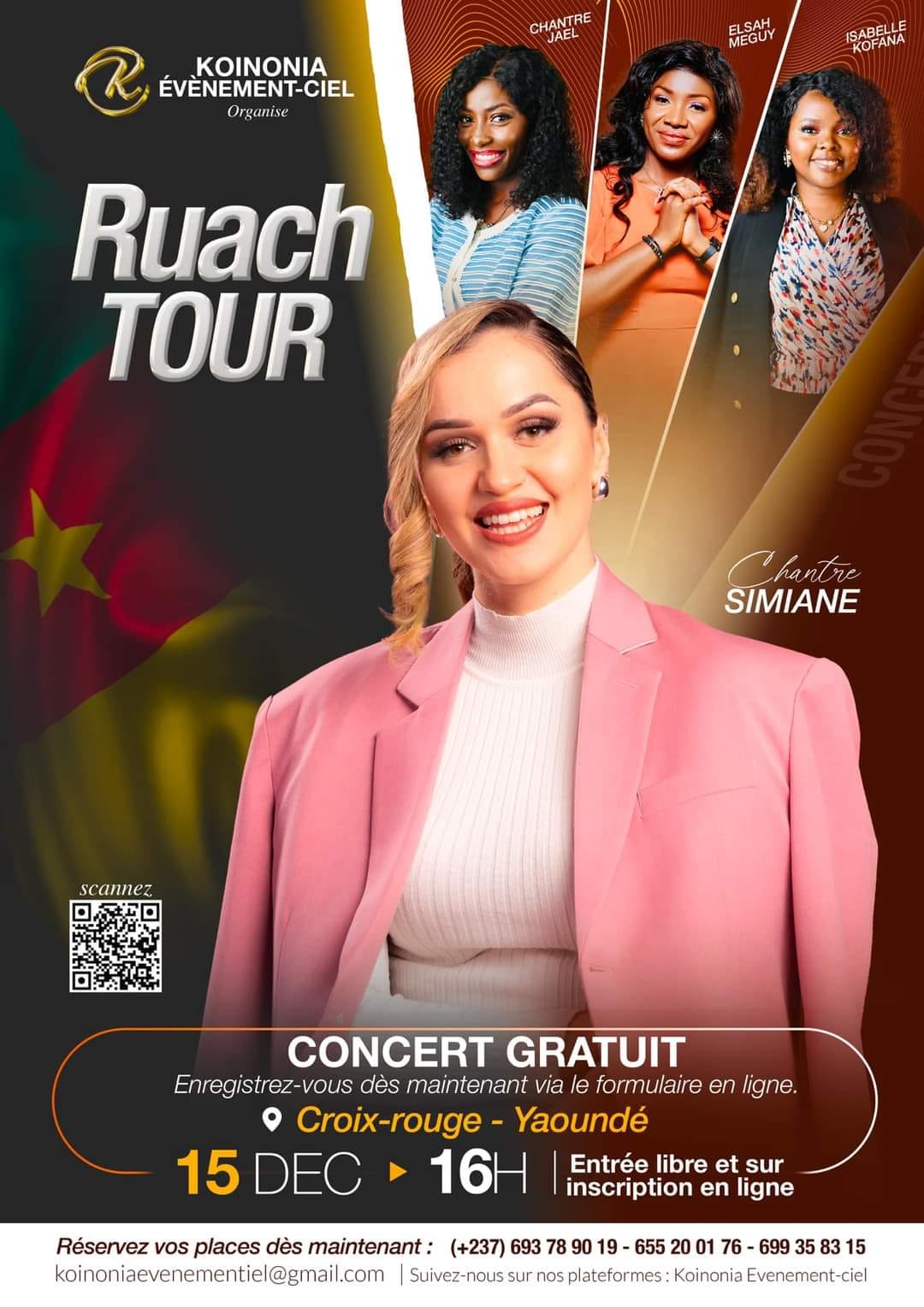 La chantre Simiane annoncée pour bient&ocirc;t au Cameroun