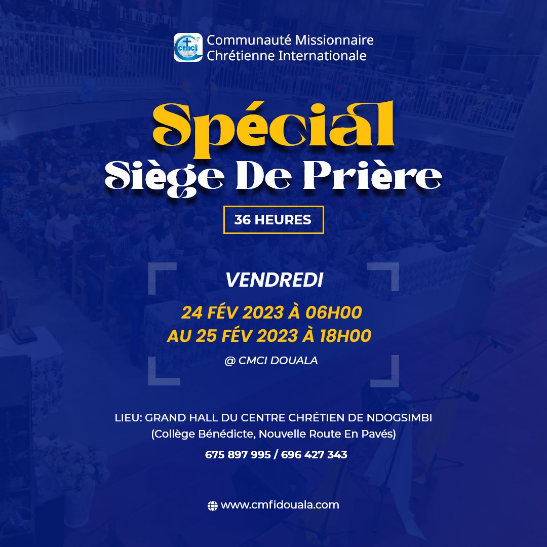 Special prayer seat for 36 hours