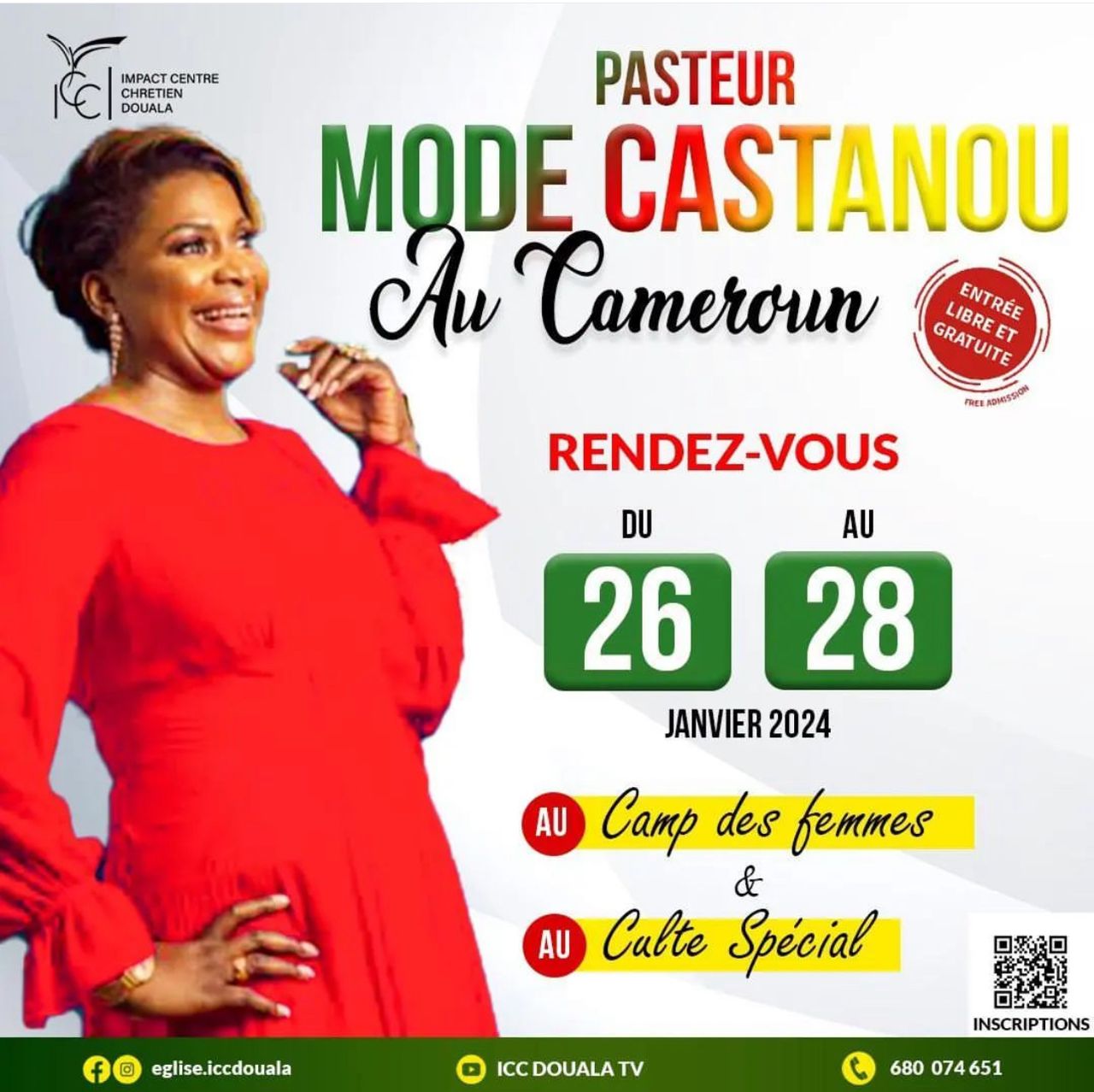Camp des Femmes ICC avec Pasteur Mode Castanou