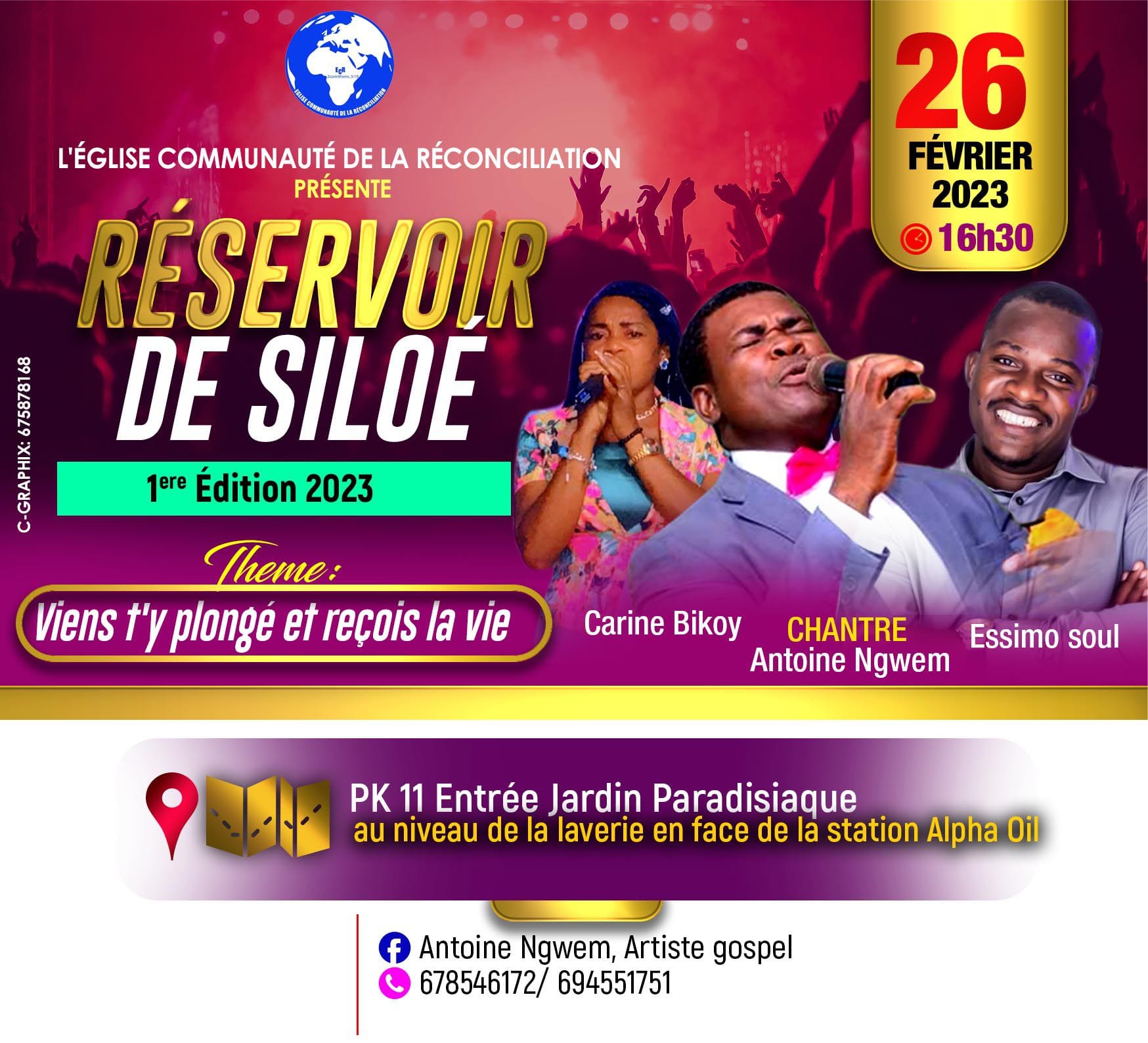 First edition 2023 of the Reservoir of Siloam