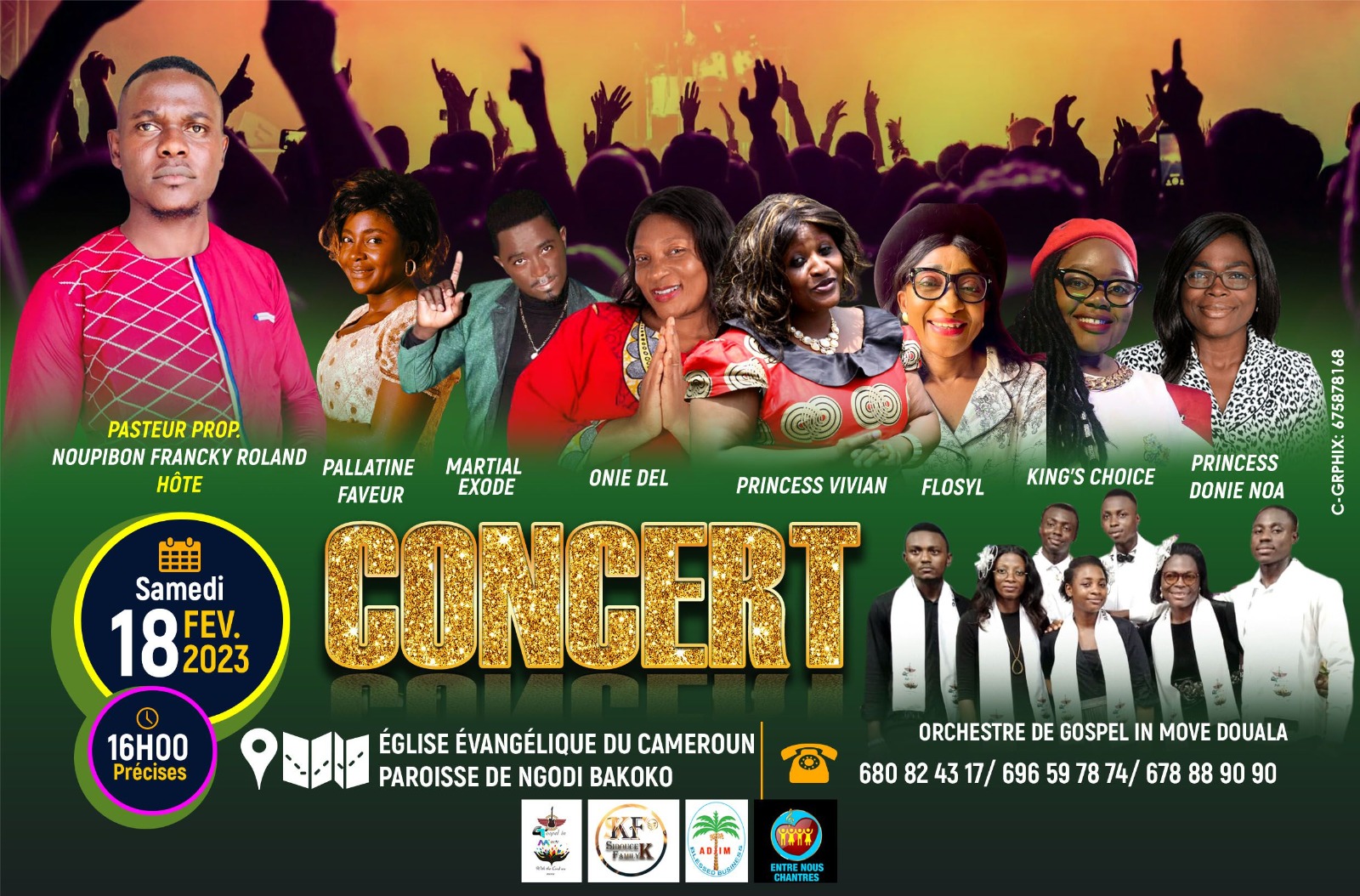 Concert &agrave; l'EEC Ngodi Bakoko