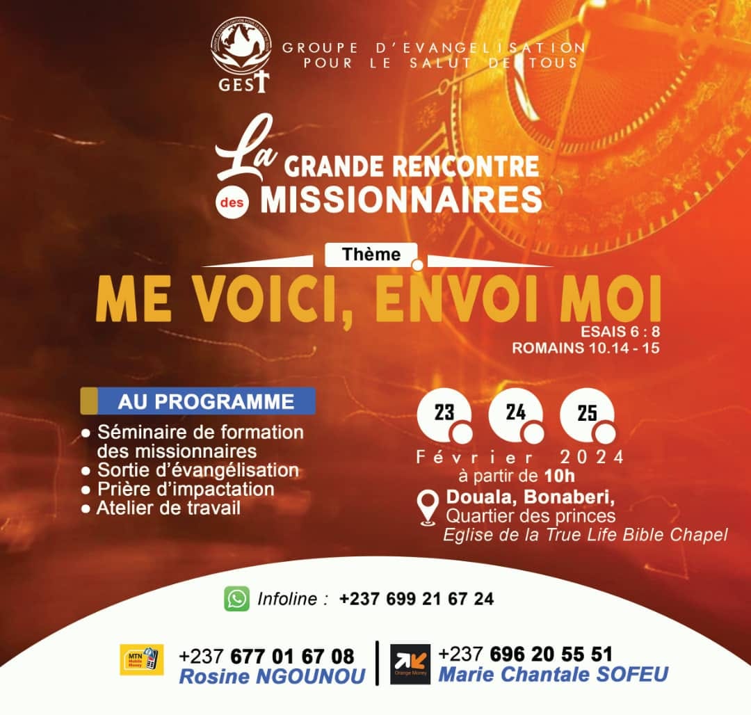 The great meeting of the missionaries