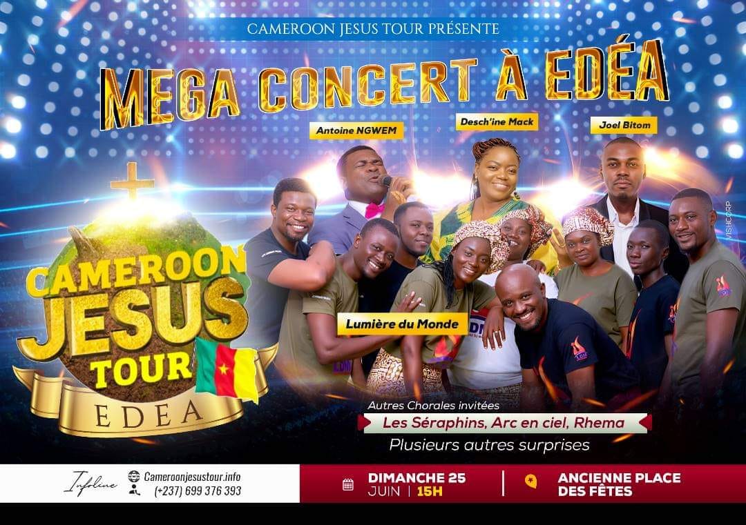 Mega concert in Edéa with Cameroon Jesus Tour