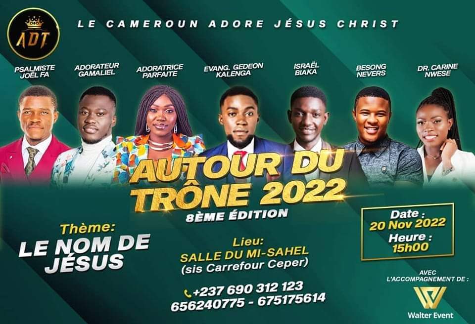 Autour du tr&ocirc;ne avec le Proph&egrave;te Gédéon Kalenga