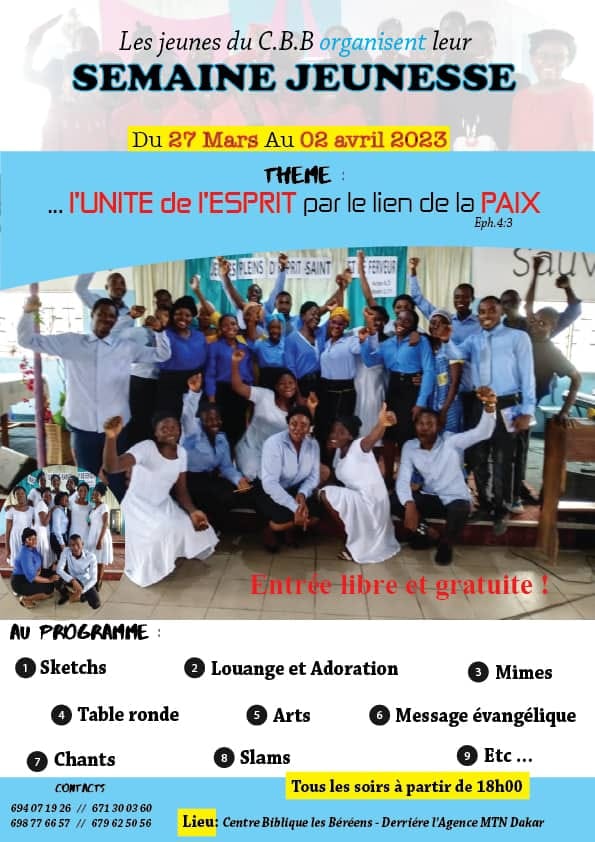Semaine de la jeunesse &agrave; la CBB