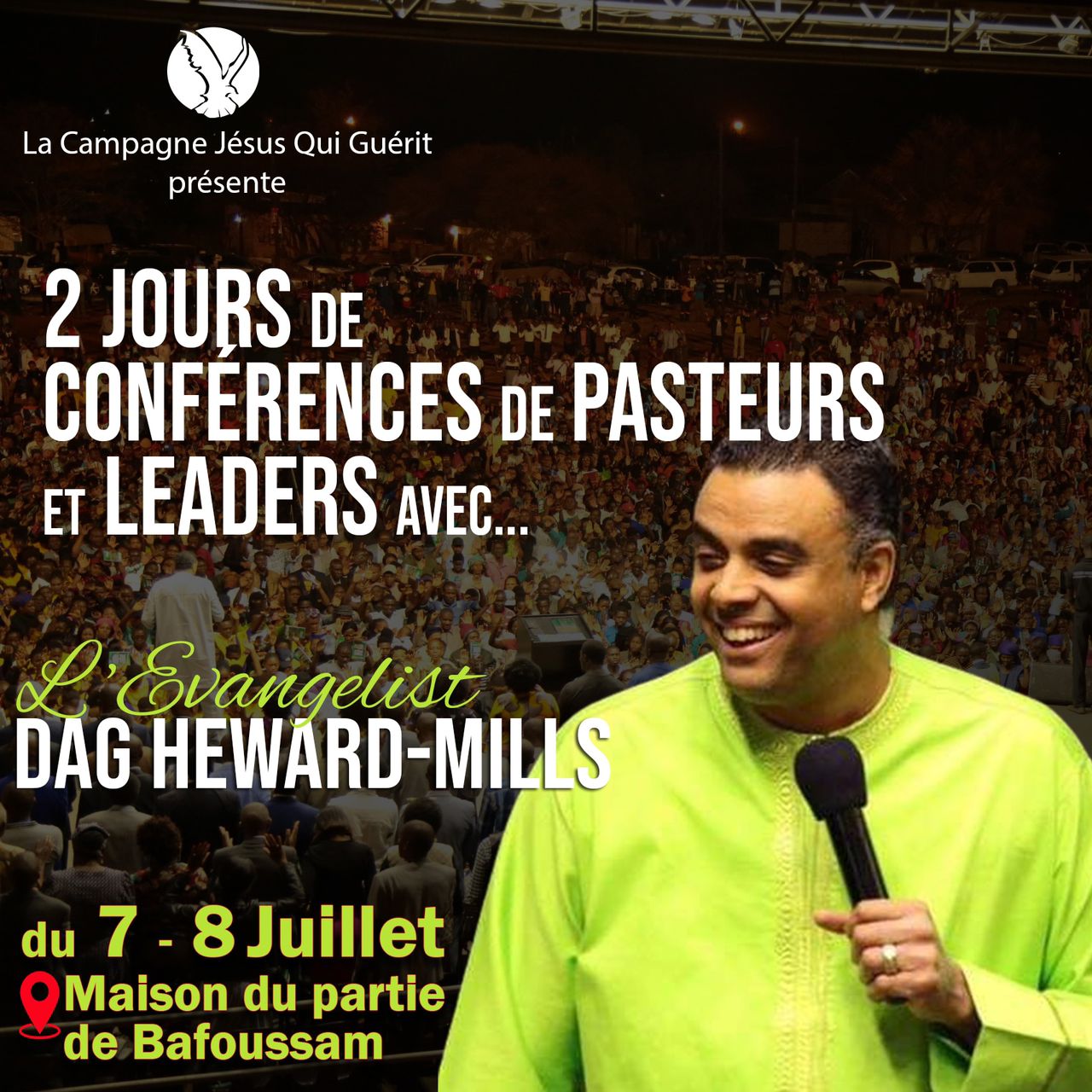 2 jours de conférence de Pasteurs et leaders avec Dag Heward-Mills