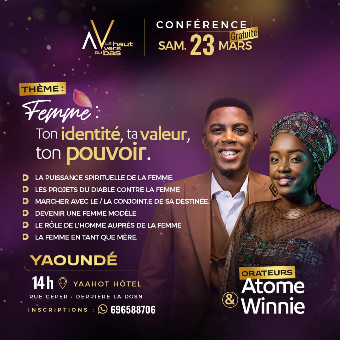 Conférence des femmes du Bas vers le Haut