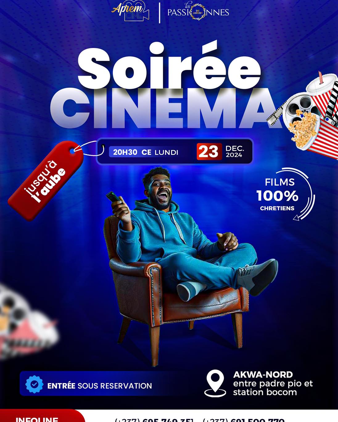 Soirée Cinéma 100% films chrétiens