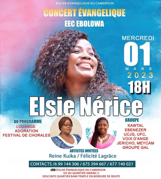 Evangelical Concert at the EEC of Ebolowa with Elsie Nérice