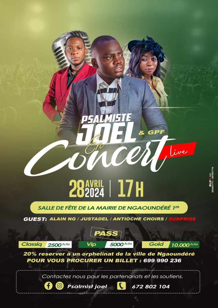 Psalmist Joël & GPF in live concert in Ngaoundéré