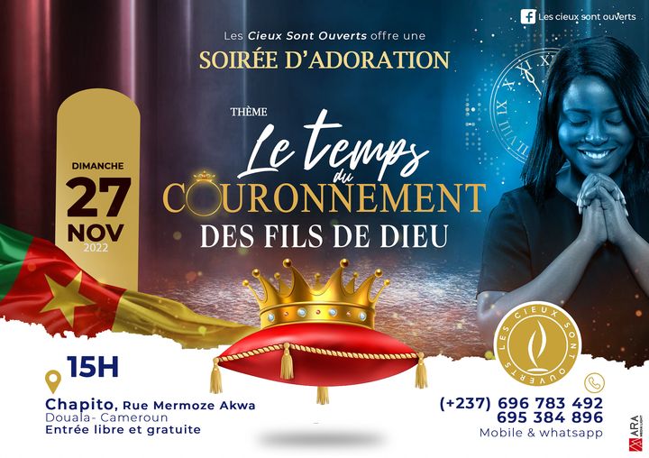 Soirée d'adoration : le temps de couronnement des fils de Dieu