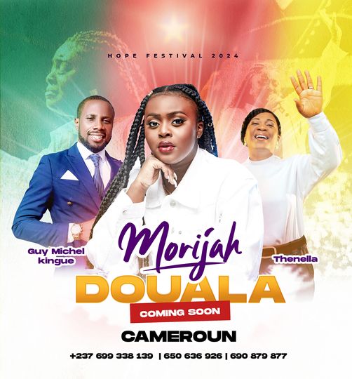 Morijah au Hope Festival &agrave; Douala