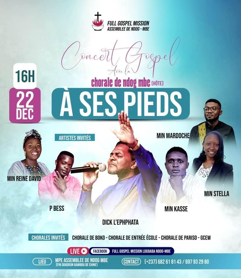 Concert Gospel &agrave; ses pieds
